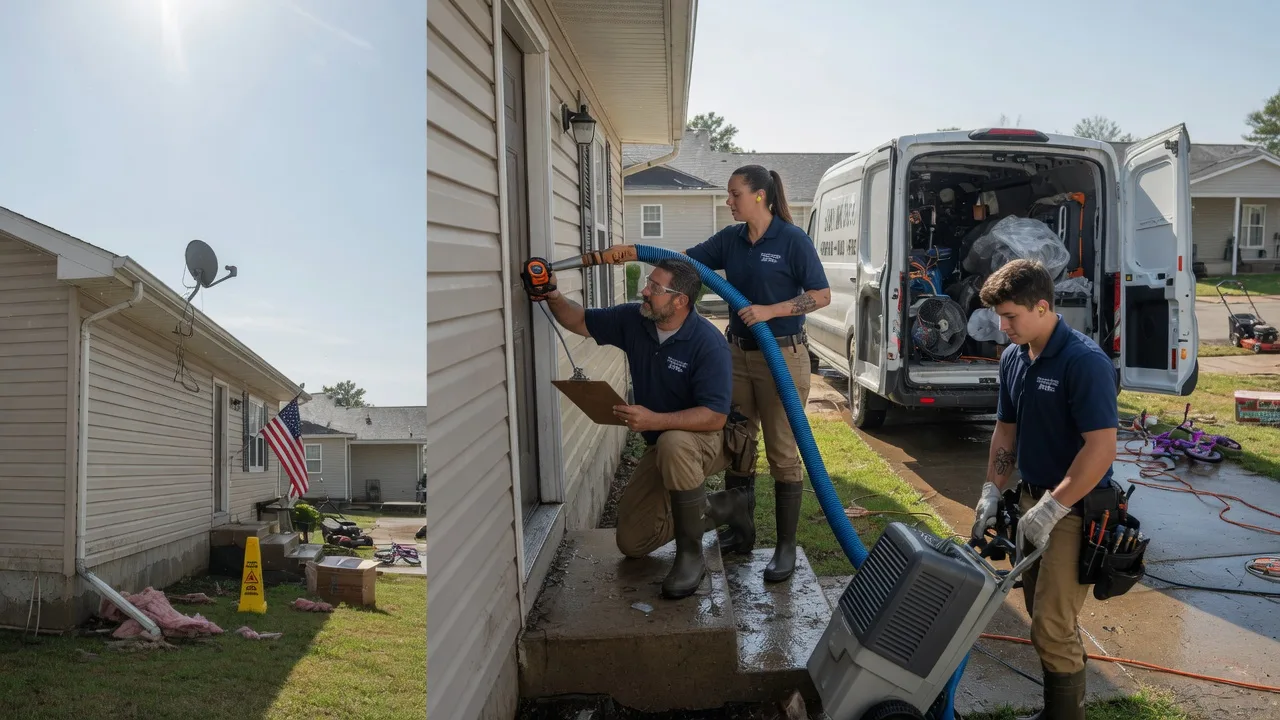Ceiling Water Damage Restoration in Reading, KS near me